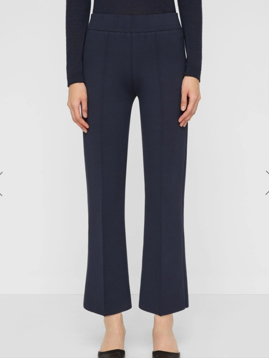 Lafayette 148 New York Foley Flared Pant Size L Blue Ink